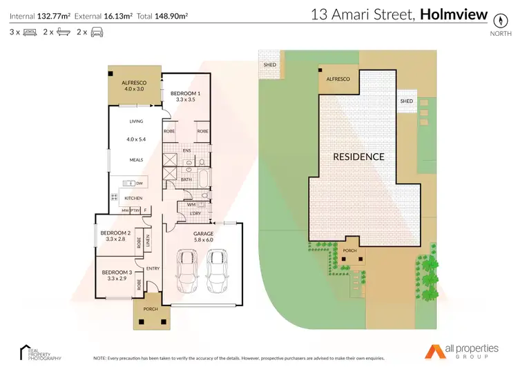 Floorplan of Homely house listing, 13 Amari Street, Holmview QLD 4207
