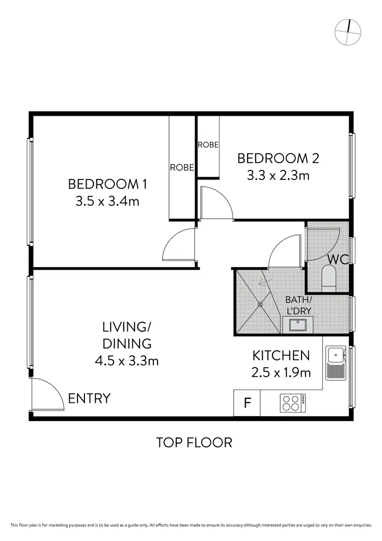 Floorplan of Homely apartment listing, 27/151b Smith Street, Summer Hill NSW 2130