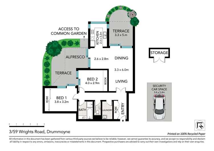 Floorplan of Homely apartment listing, 3/59 Wrights Road, Drummoyne NSW 2047