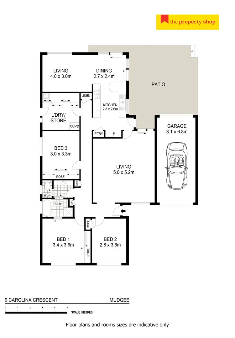 Floorplan of Homely house listing, 9 Carolina Crescent, Mudgee NSW 2850