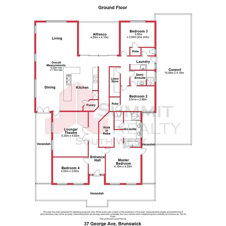 Floorplan of Homely house listing, 37 George Avenue, Brunswick WA 6224