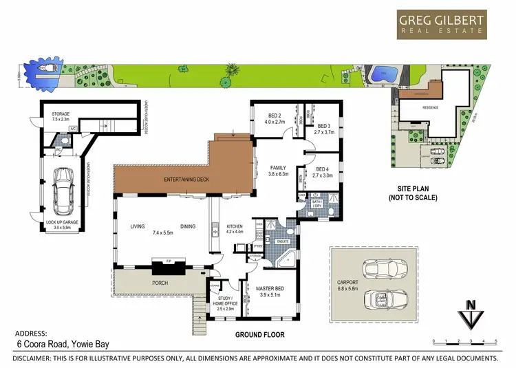 Floorplan of Homely house listing, 6 Coora Road, Yowie Bay NSW 2228