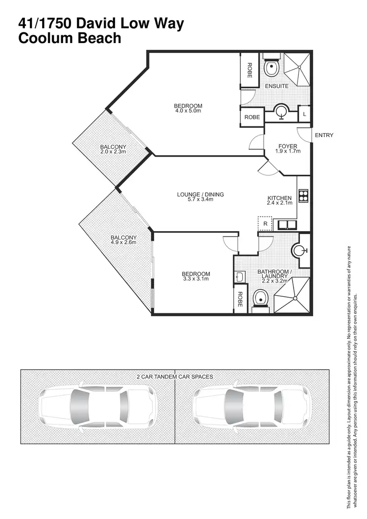 Floorplan of Homely unit listing, 41/1750 David Low Way, Coolum Beach QLD 4573