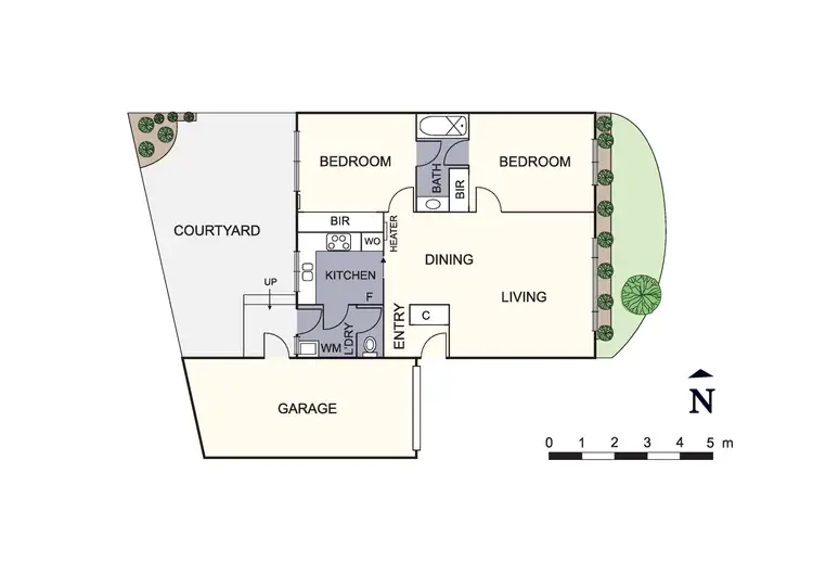 Floorplan of Homely unit listing, 5/74 Boronia Road, Boronia VIC 3155