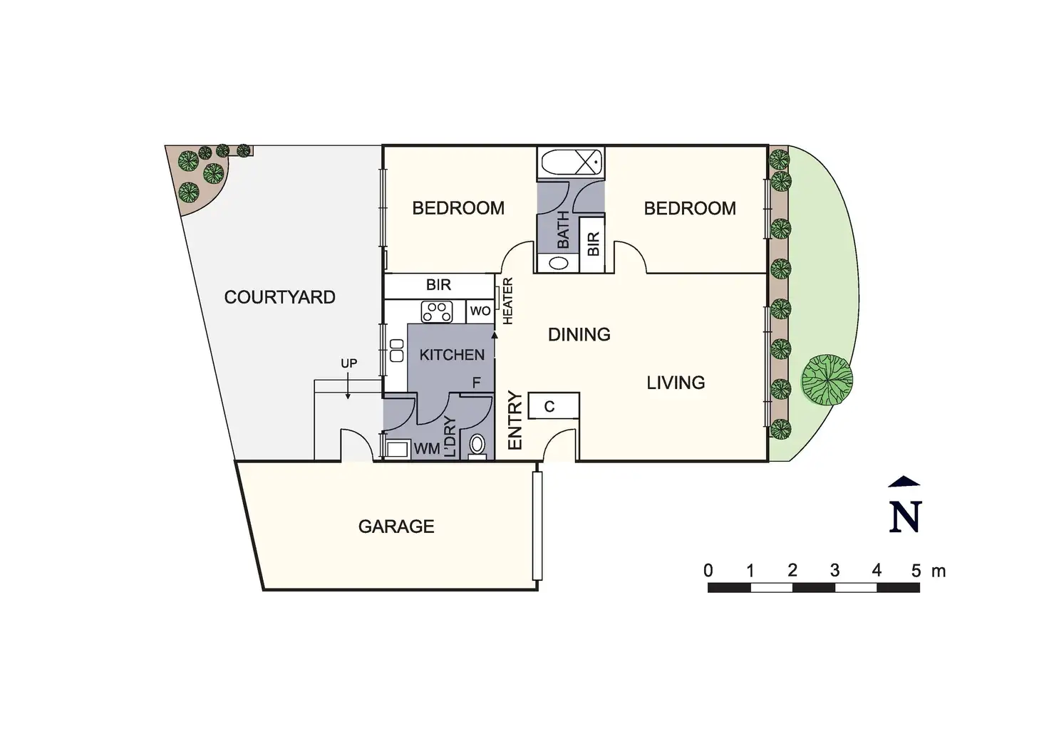 Floorplan of Homely unit listing, 5/74 Boronia Road, Boronia VIC 3155