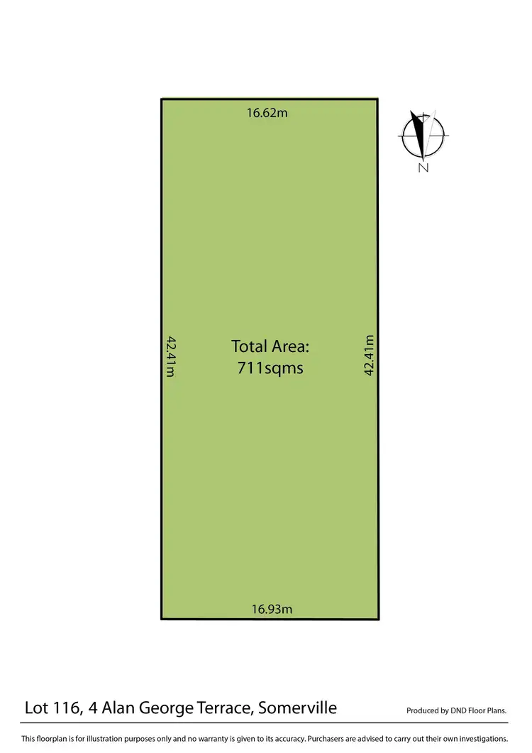 Floorplan of Homely land listing, Lot 166, 4 Alan George Terrace, Somerville VIC 3912