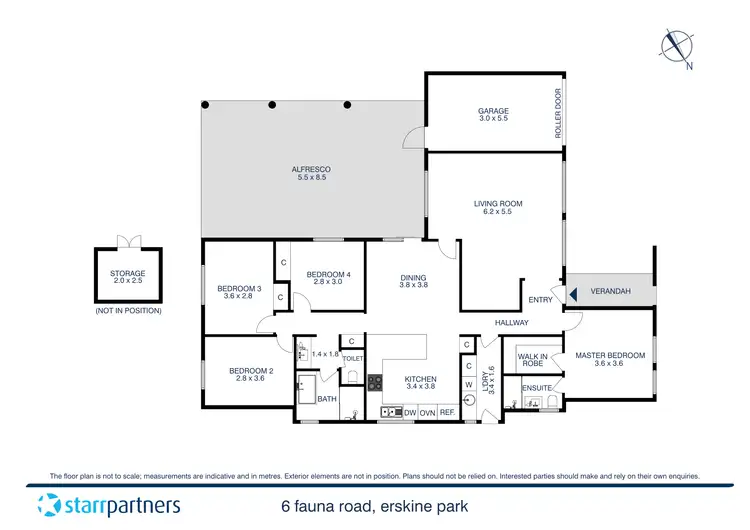 Floorplan of Homely house listing, 6 Fauna Road, Erskine Park NSW 2759