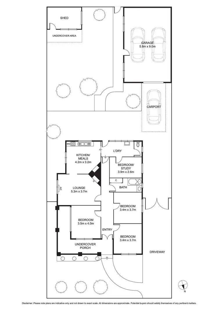 Floorplan of Homely house listing, 25 Crawley Street, Reservoir VIC 3073