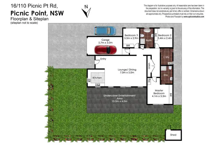 Floorplan of Homely villa listing, 16/110 Picnic Point Road, Picnic Point NSW 2213