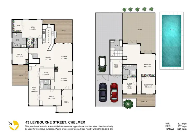 Floorplan of Homely house listing, 43 Leybourne Street, Chelmer QLD 4068