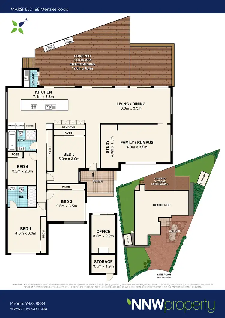 Floorplan of Homely house listing, 68 Menzies Road, Marsfield NSW 2122