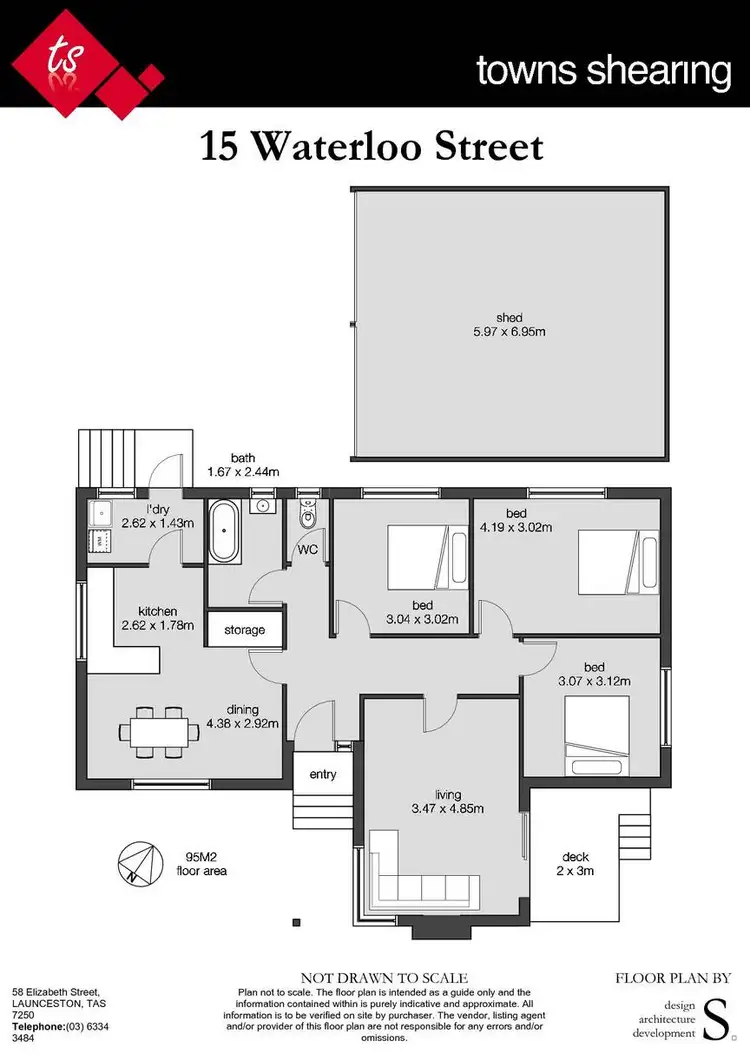 Floorplan of Homely house listing, 15 Waterloo Street, Ravenswood TAS 7250