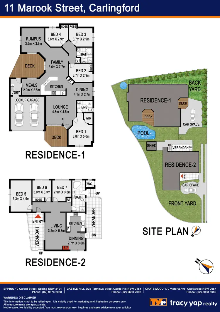 Floorplan of Homely house listing, 11 Marook Street, Carlingford NSW 2118
