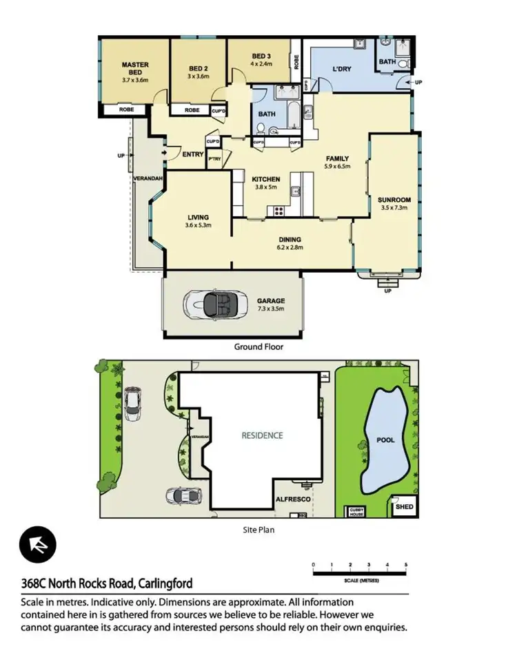Floorplan of Homely house listing, 368C North Rocks Road, Carlingford NSW 2118