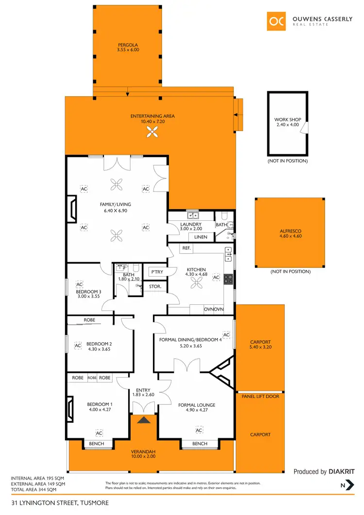 Floorplan of Homely house listing, 31 Lynington Street, Tusmore SA 5065