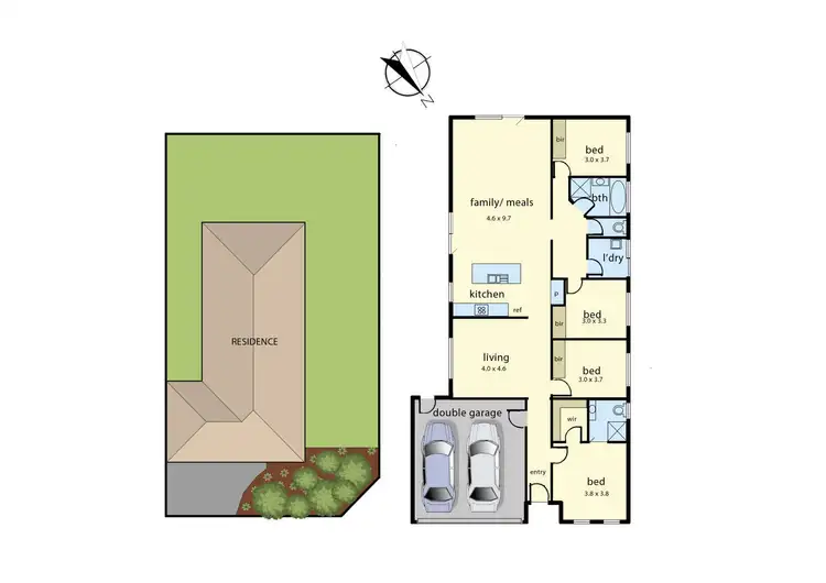 Floorplan of Homely house listing, 18 Red Gum Circuit, Pakenham VIC 3810