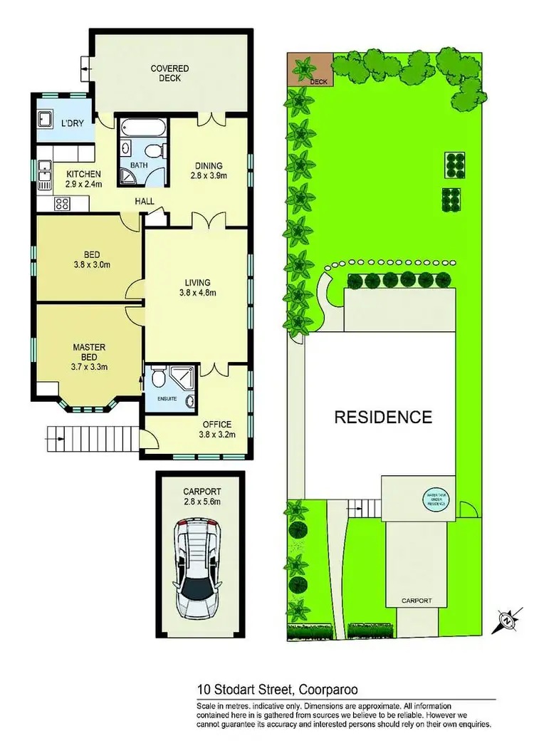 Floorplan of Homely house listing, 10 Stodart Street, Coorparoo QLD 4151