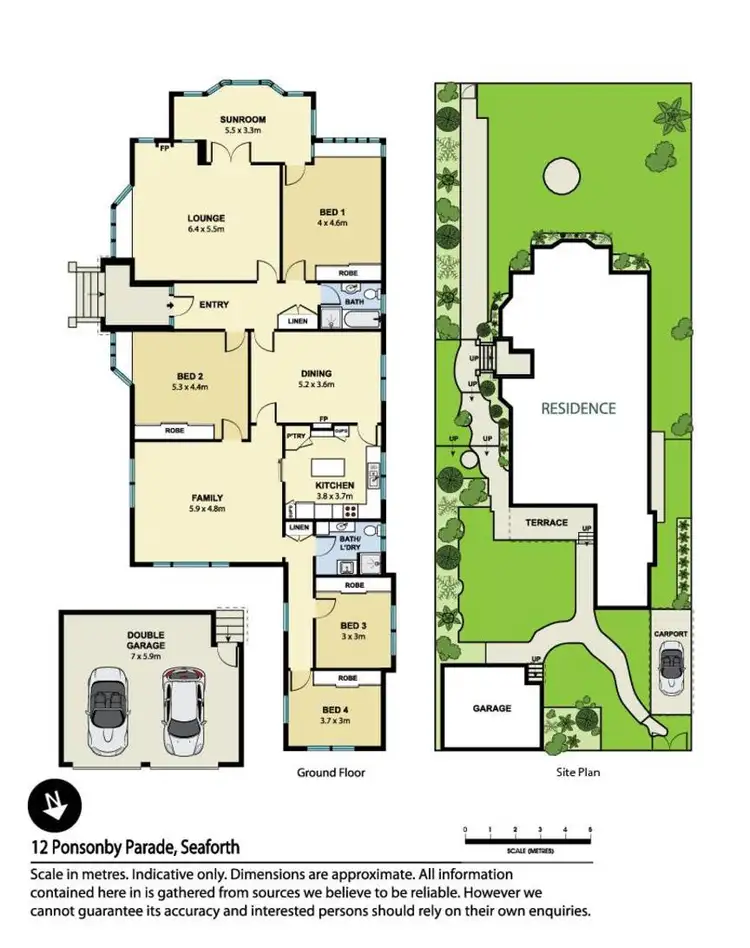 Floorplan of Homely house listing, 12 Ponsonby Parade, Seaforth NSW 2092
