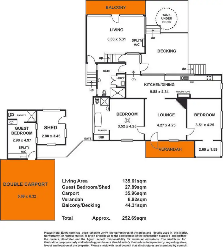 Floorplan of Homely house listing, 5 Lezayre Avenue, Bridgewater SA 5155
