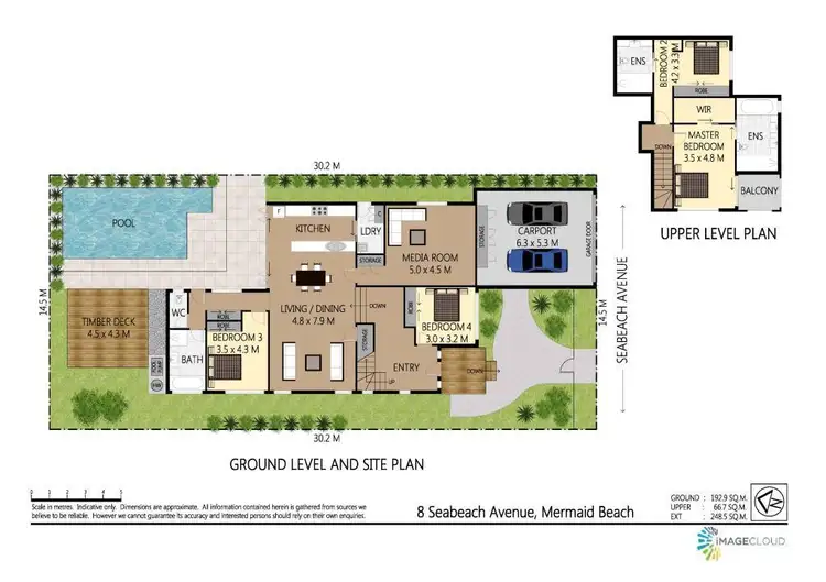 Floorplan of Homely house listing, 8 Seabeach Avenue, Mermaid Beach QLD 4218