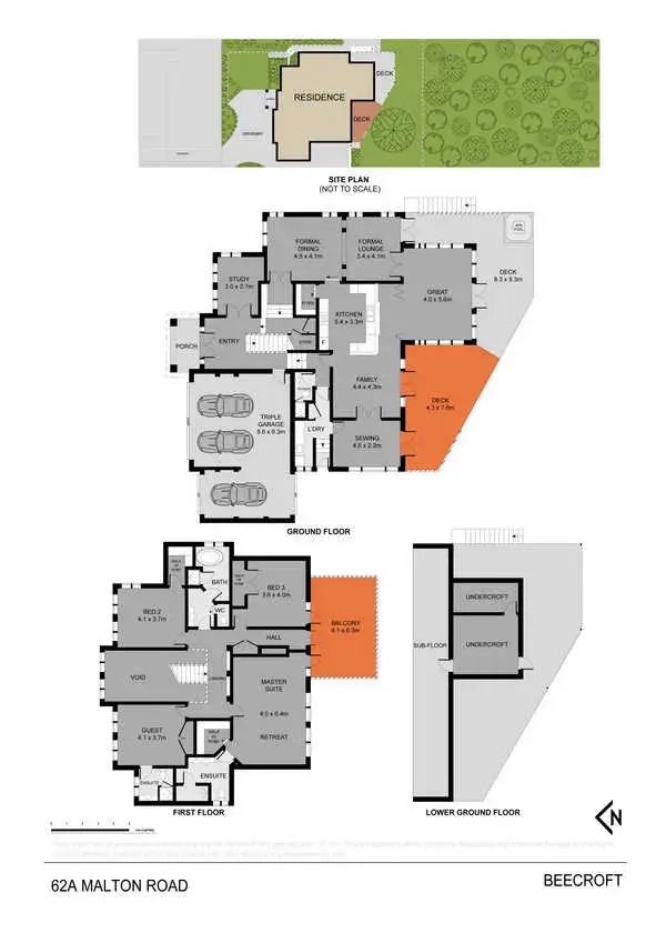 Floorplan of Homely house listing, 62A Malton Road, Beecroft NSW 2119