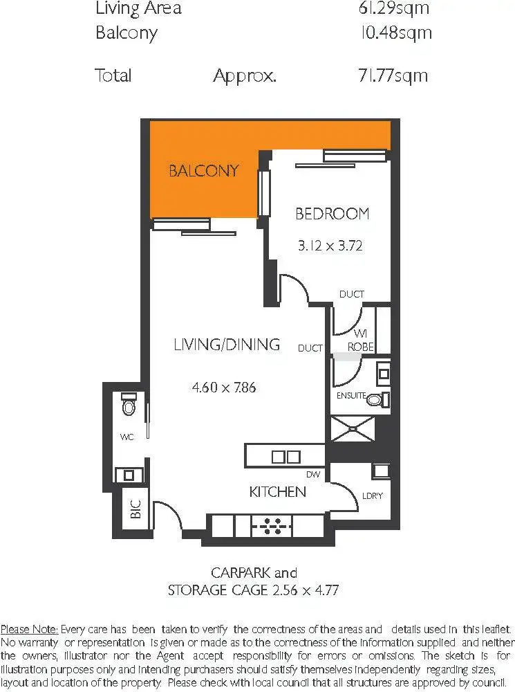 Floorplan of Homely apartment listing, 303/20 Hindmarsh Square, Adelaide SA 5000