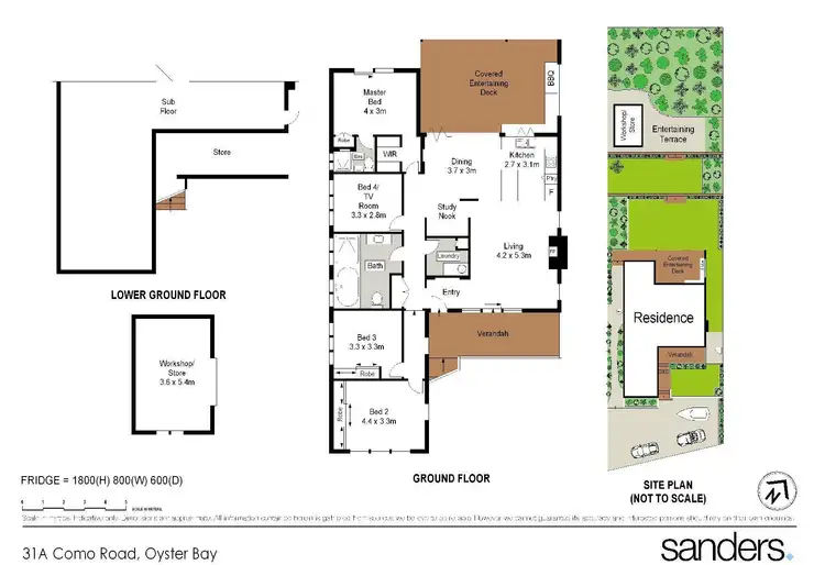 Floorplan of Homely house listing, 31A Como Road, Oyster Bay NSW 2225