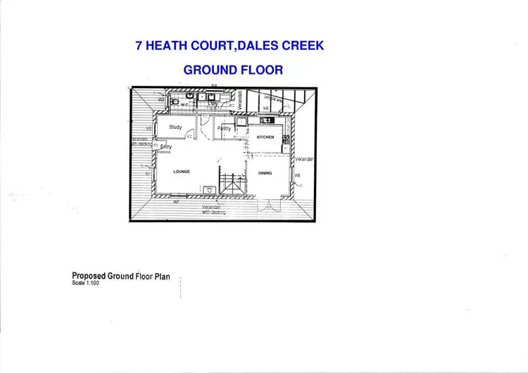 Floorplan of Homely house listing, 7 Heath Court, Dales Creek VIC 3341
