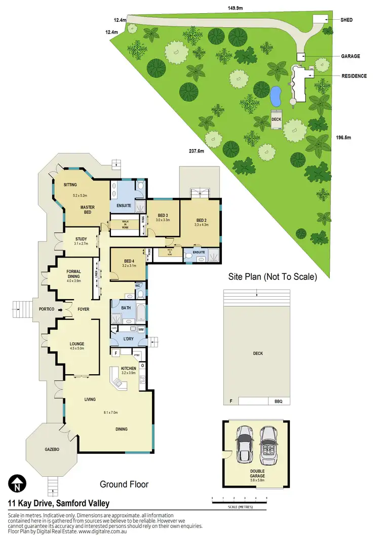 Floorplan of Homely house listing, 11 Kay Drive, Samford Valley QLD 4520