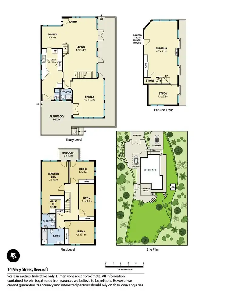 Floorplan of Homely house listing, 14 Mary Street, Beecroft NSW 2119
