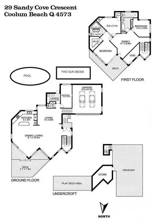 Floorplan of Homely house listing, 29 Sandy Cove Crescent, Coolum Beach QLD 4573