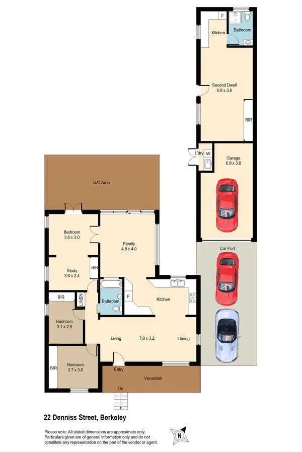 Floorplan of Homely house listing, 22 Denniss Street, Berkeley NSW 2506