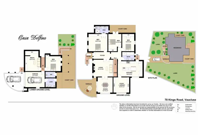 Floorplan of Homely house listing, 78 Kings Road, Vaucluse NSW 2030