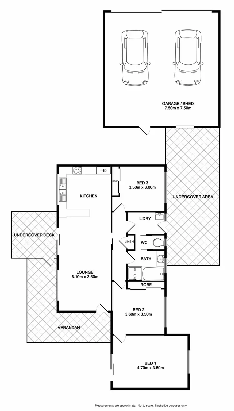 Floorplan of Homely house listing, 4 Pearce Court, Tallangatta VIC 3700