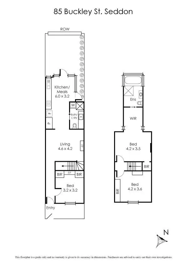 Floorplan of Homely house listing, 85 Buckley Street, Seddon VIC 3011