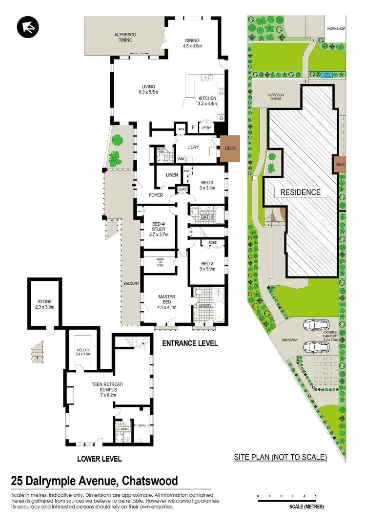 Floorplan of Homely house listing, 25 Dalrymple Avenue, Chatswood NSW 2067