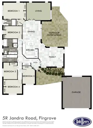 Floorplan of Homely house listing, 5R Jandra Road, Dubbo NSW 2830