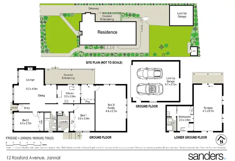 Floorplan of Homely house listing, 12 Rossford Avenue, Jannali NSW 2226