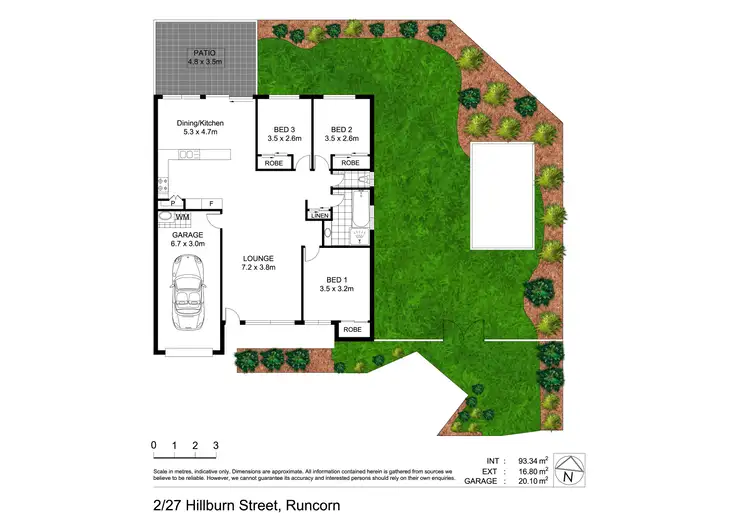 Floorplan of Homely villa listing, 2/27 Hillburn Street, Runcorn QLD 4113