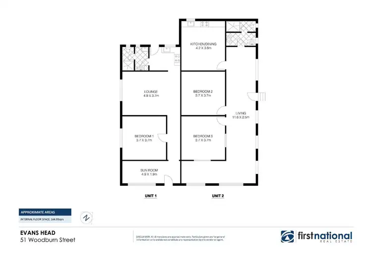Floorplan of Homely house listing, 51 Woodburn Street, Evans Head NSW 2473