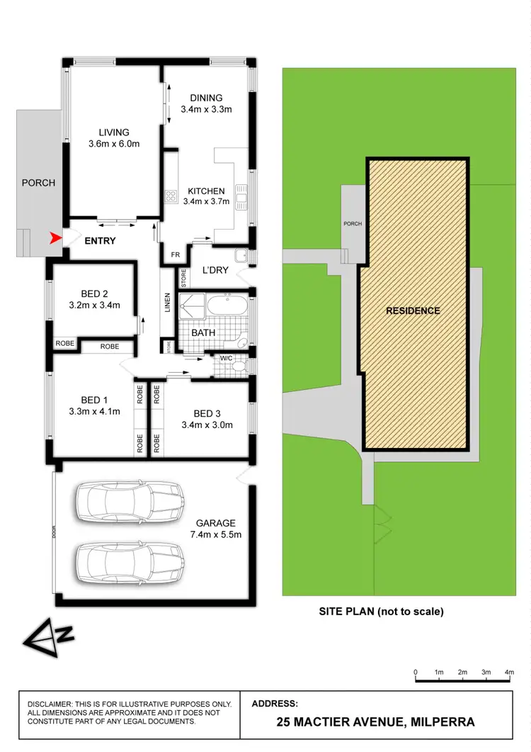Floorplan of Homely house listing, 25 Mactier Avenue, Milperra NSW 2214