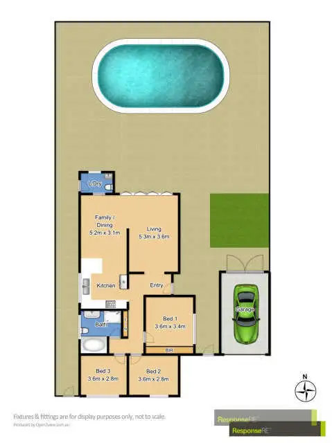 Floorplan of Homely house listing, 34 Caroline Chisholm Drive, Winston Hills NSW 2153