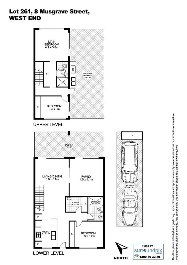 Floorplan of Homely apartment listing, 261/8 Musgrave Street, West End QLD 4101