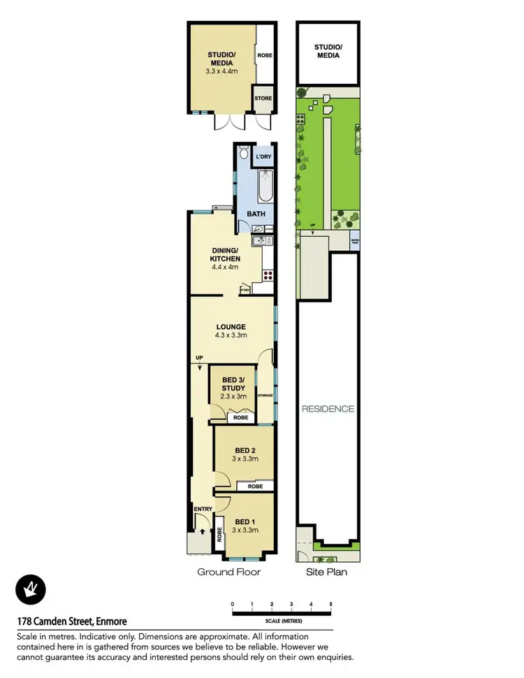 Floorplan of Homely house listing, 178 Camden Street, Enmore NSW 2042