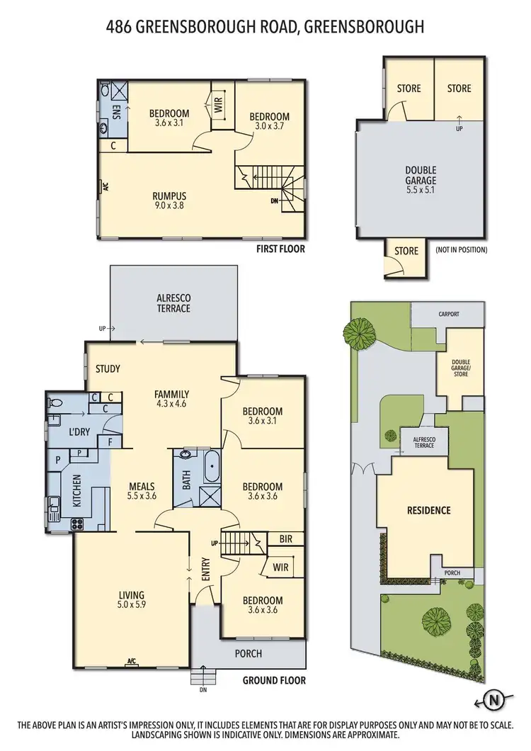 Floorplan of Homely house listing, 486 Greensborough Road, Greensborough VIC 3088