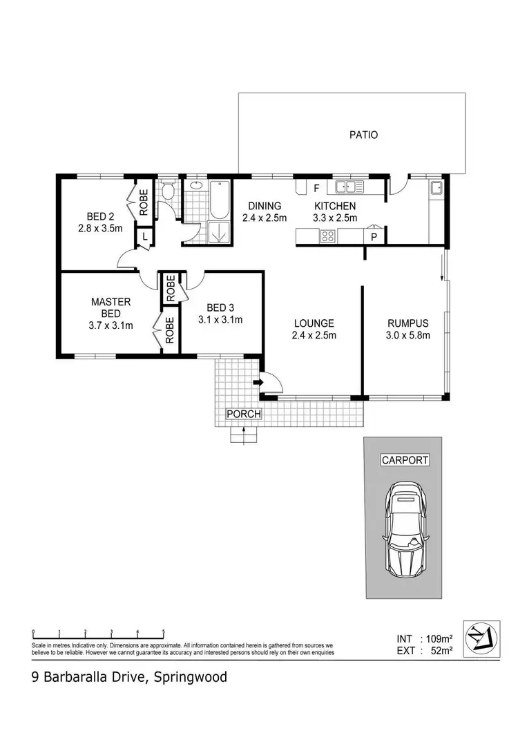 Floorplan of Homely house listing, 9 Barbaralla Drive, Springwood QLD 4127