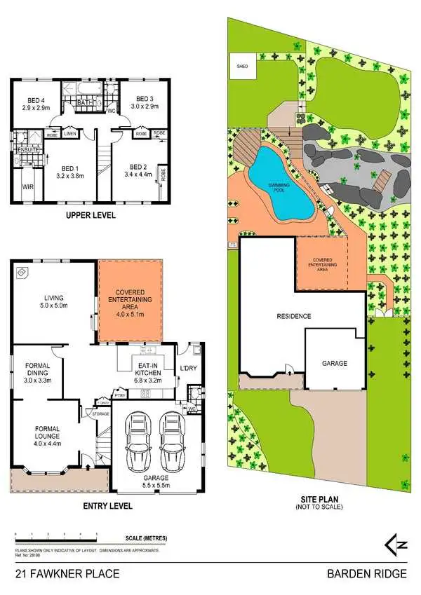Floorplan of Homely house listing, 21 Fawkner Place, Barden Ridge NSW 2234