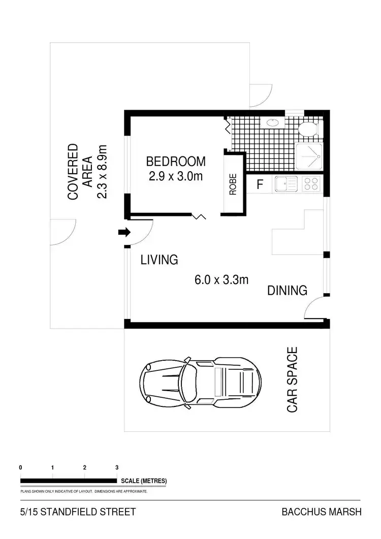 Floorplan of Homely unit listing, 5/15 Standfield Street, Bacchus Marsh VIC 3340