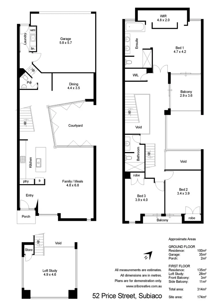 Floorplan of Homely house listing, 52 Price Street, Subiaco WA 6008