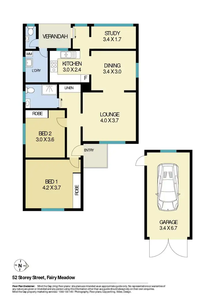 Floorplan of Homely house listing, 52 Storey Street, Fairy Meadow NSW 2519